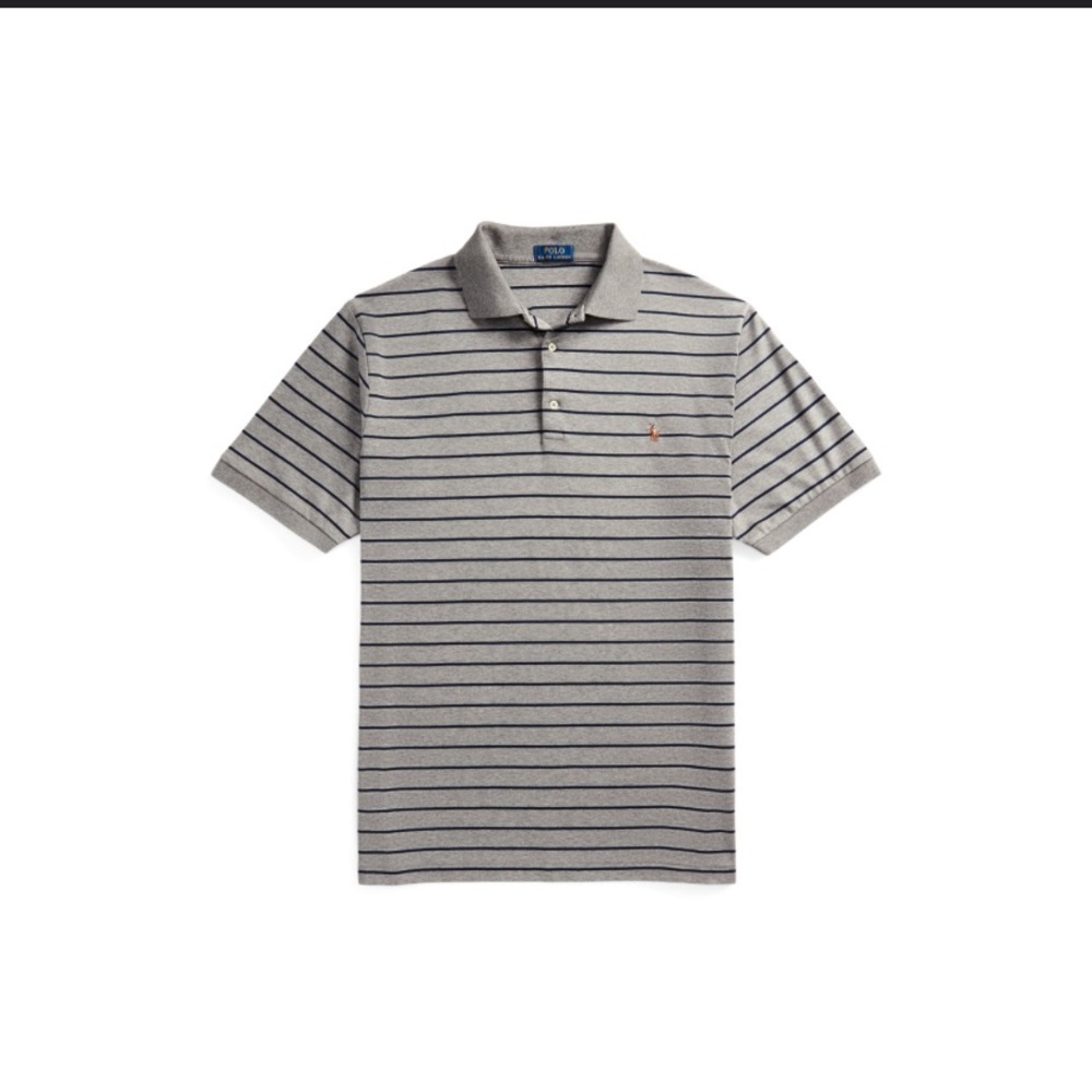 Polo by Ralph Lauren Gray Striped Men's Shirt